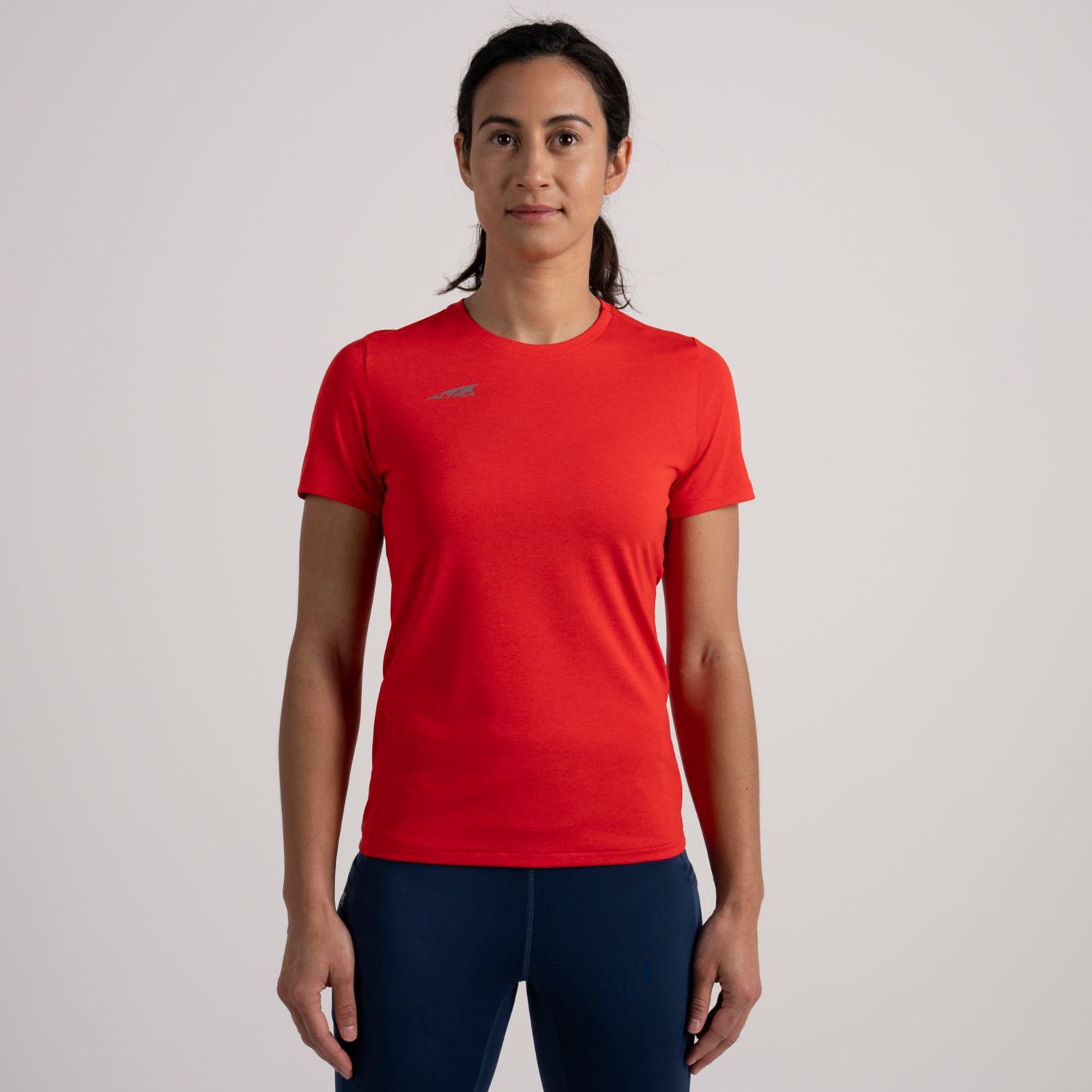 Camiseta Altra Core Mujer Rojas | Costa Rica-37014289